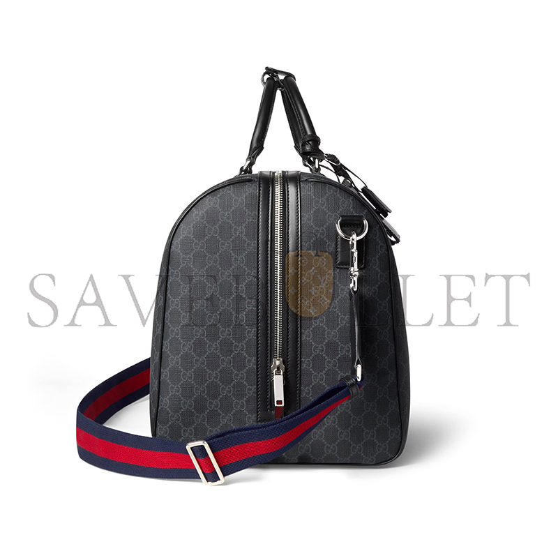 GUCCI GG BLACK LARGE DUFFLE BAG 792075 (52*33*28cm) GUCCI GG BLACK LARGE DUFFLE BAG 792075 (52*33*28cm)